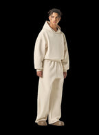 Mens Boxy Fit hoodie Sweatpants Set - Honfitwear