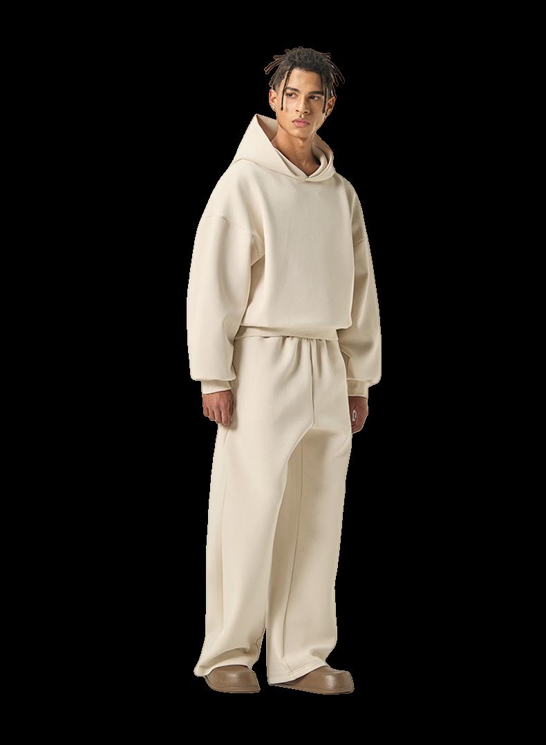 Mens Boxy Fit hoodie Sweatpants Set - Honfitwear