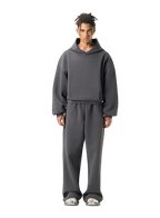 Mens Boxy Fit 50%cotton 50%polyester hoodie Sweatpants Set M8317-K7317
