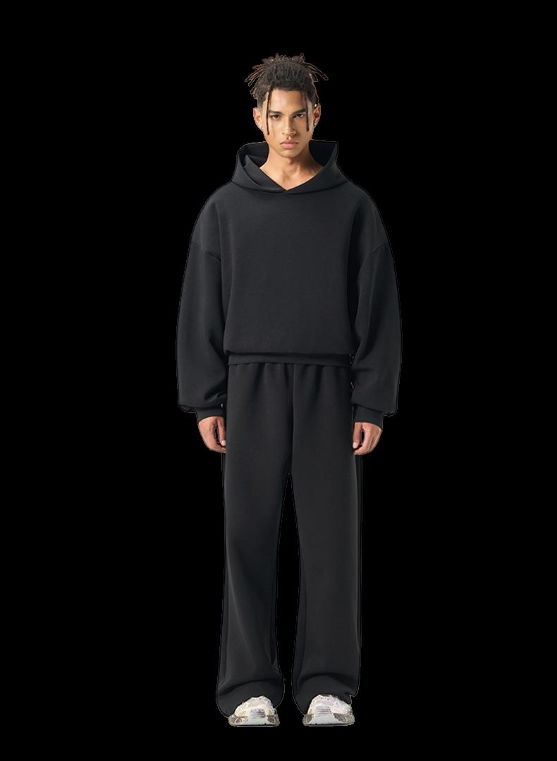 Mens Boxy Fit hoodie Sweatpants Set - Honfitwear