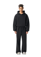 Mens Boxy Fit 50%cotton 50%polyester hoodie Sweatpants Set M8317-K7317