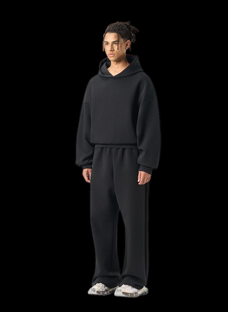 Mens Boxy Fit hoodie Sweatpants Set - Honfitwear