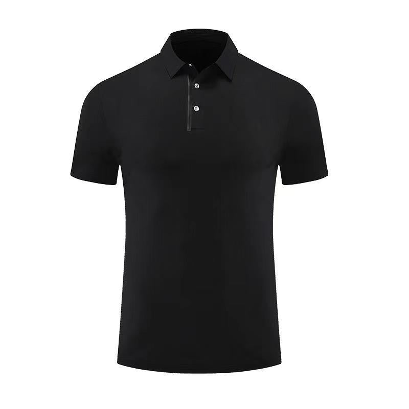 Mens Golf Workout 80% polyester 20% spandex Polo Shirt MB-411A001 print logo 6
