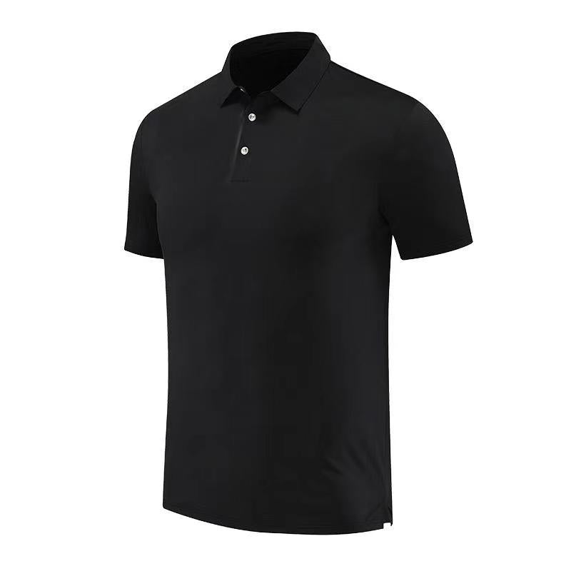 Mens Golf Workout 80% polyester 20% spandex Polo Shirt MB-411A001 print logo 21