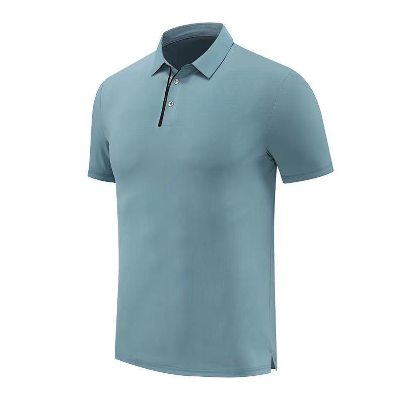 Mens Golf Workout 80% polyester 20% spandex Polo Shirt MB-411A001 print logo 18