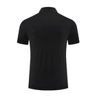 Mens Golf Workout 80% polyester 20% spandex Polo Shirt MB-411A001 print logo 22
