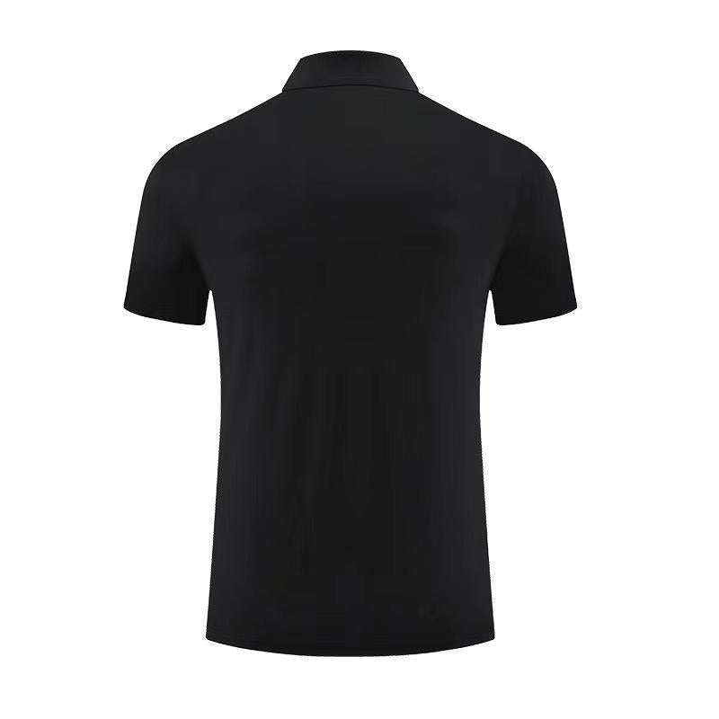 Mens Golf Workout 80% polyester 20% spandex Polo Shirt MB-411A001 print logo 22