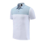 Mens Golf Sportswear 77% nylon 23% spandex Polo Shirt MB-411A005 print logo 10
