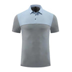 Mens Golf Sportswear 77% nylon 23% spandex Polo Shirt MB-411A005 print logo 3