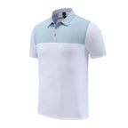 Mens Golf Sportswear 77% nylon 23% spandex Polo Shirt MB-411A005 print logo 31