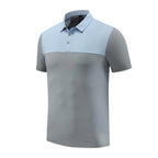 Mens Golf Sportswear 77% nylon 23% spandex Polo Shirt MB-411A005 print logo 28