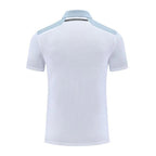 Mens Golf Sportswear 77% nylon 23% spandex Polo Shirt MB-411A005 print logo 4