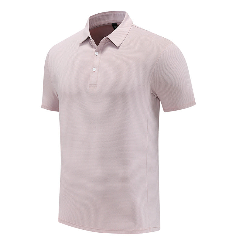 Mens Fitness Workout 90% polyester 10% spandex Polo Shirt MB-R510 print logo 21