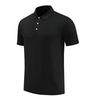 Mens Fitness Workout 90% polyester 10% spandex Polo Shirt MB-R510 print logo 9