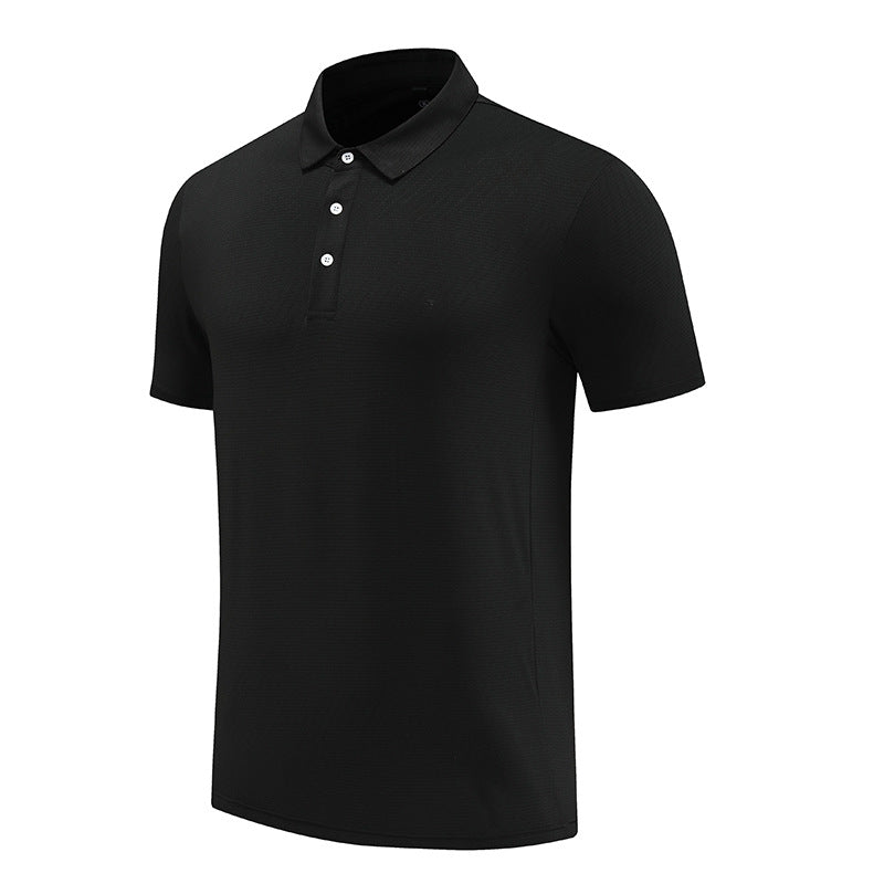 Mens Fitness Workout 90% polyester 10% spandex Polo Shirt MB-R510 print logo 33