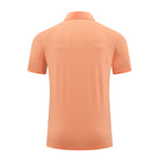 Mens Fitness Workout 90% polyester 10% spandex Polo Shirt MB-R510 print logo 25