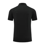 Mens Fitness Workout 90% polyester 10% spandex Polo Shirt MB-R510 print logo 34