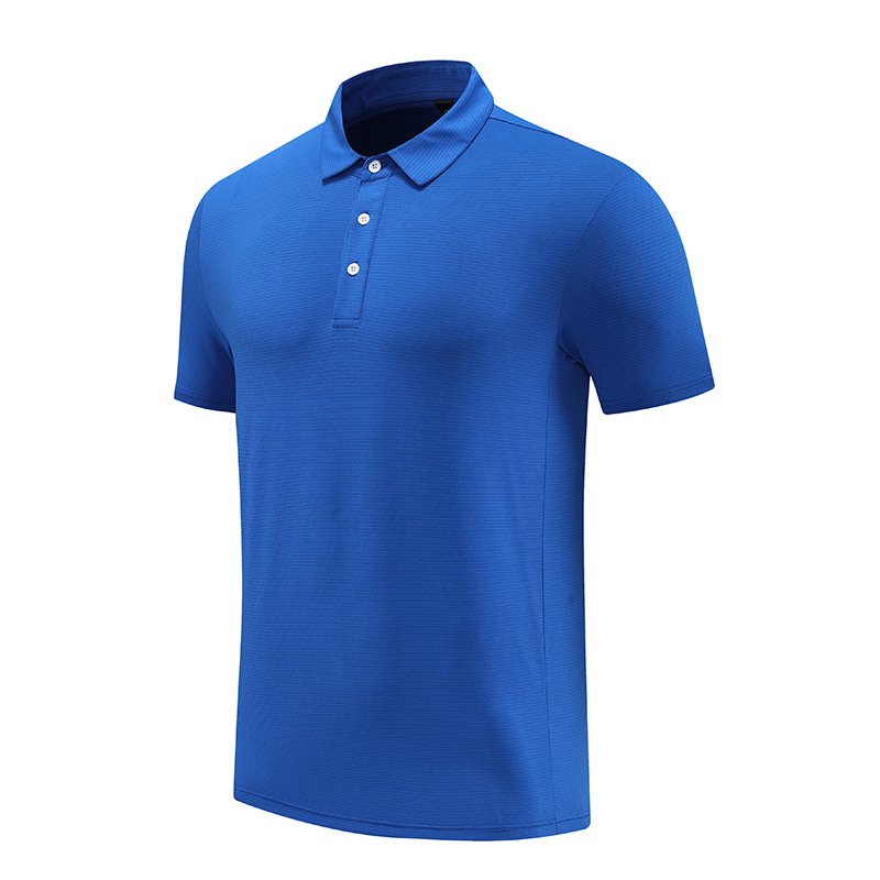 Mens Fitness Workout 90% polyester 10% spandex Polo Shirt MB-R510 print logo 30