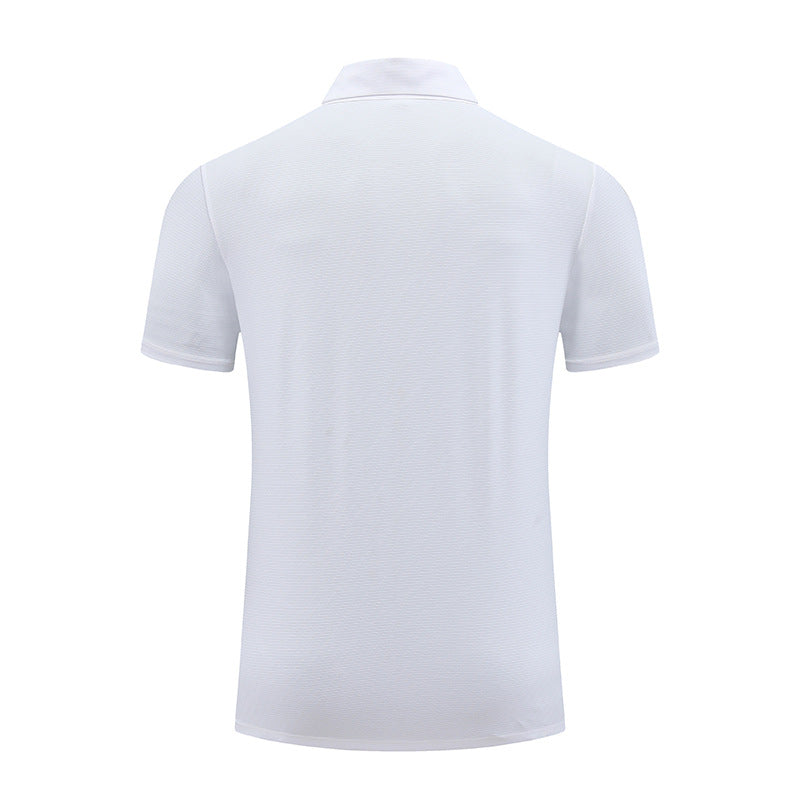 Mens Fitness Workout 90% polyester 10% spandex Polo Shirt MB-R510 print logo 28