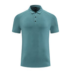 Mens Sports Golf 85% polyester 15% spandex Polo Shirt MB-R512 print logo 21