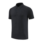 Mens Sports Golf 85% polyester 15% spandex Polo Shirt MB-R512 print logo 25