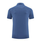 Mens Sports Golf 85% polyester 15% spandex Polo Shirt MB-R512 print logo 17