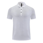 Mens Sports Golf 85% polyester 15% spandex Polo Shirt MB-R512 print logo 18