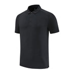 Mens Sports Golf 85% polyester 15% spandex Polo Shirt MB-R512 print logo 10