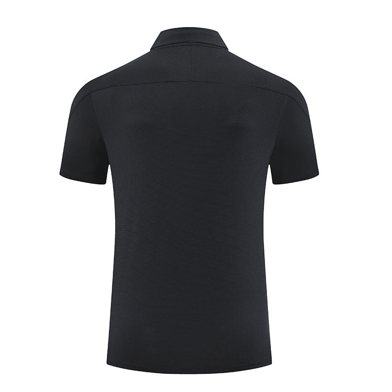 Mens Sports Golf 85% polyester 15% spandex Polo Shirt MB-R512 print logo 26