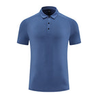 Mens Sports Golf 85% polyester 15% spandex Polo Shirt MB-R512 print logo 15