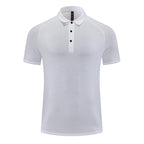 Mens Sports Golf 85% polyester 15% spandex Polo Shirt MB-R512 print logo 3