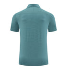 Mens Sports Golf 85% polyester 15% spandex Polo Shirt MB-R512 print logo 23