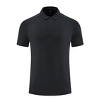 Mens Sports Golf 85% polyester 15% spandex Polo Shirt MB-R512 print logo 4