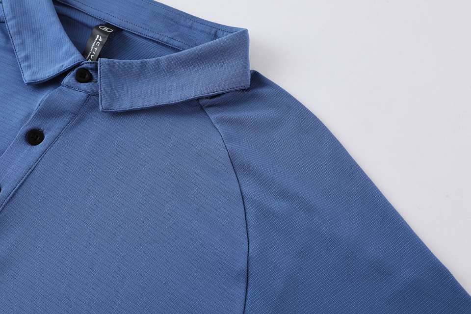 Mens Sports Golf 85% polyester 15% spandex Polo Shirt MB-R512 print logo 12