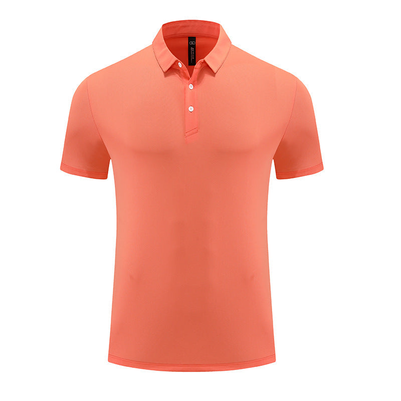 Mens Sports Fitness 88% polyester 12% spandex Polo Shirt MB-R513 print logo 33