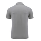 Mens Sports Fitness 88% polyester 12% spandex Polo Shirt MB-R513 print logo 2