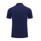 Mens Sports Fitness 88% polyester 12% spandex Polo Shirt MB-R513 print logo 26