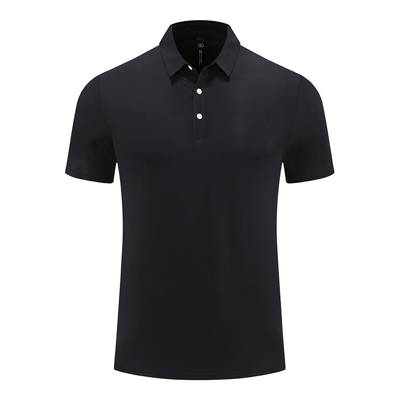 Mens Sports Fitness 88% polyester 12% spandex Polo Shirt MB-R513 print logo 27