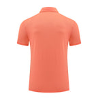 Mens Sports Fitness 88% polyester 12% spandex Polo Shirt MB-R513 print logo 35