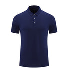 Mens Sports Fitness 88% polyester 12% spandex Polo Shirt MB-R513 print logo 24