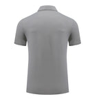 Mens Sports Fitness 88% polyester 12% spandex Polo Shirt MB-R513 print logo 20