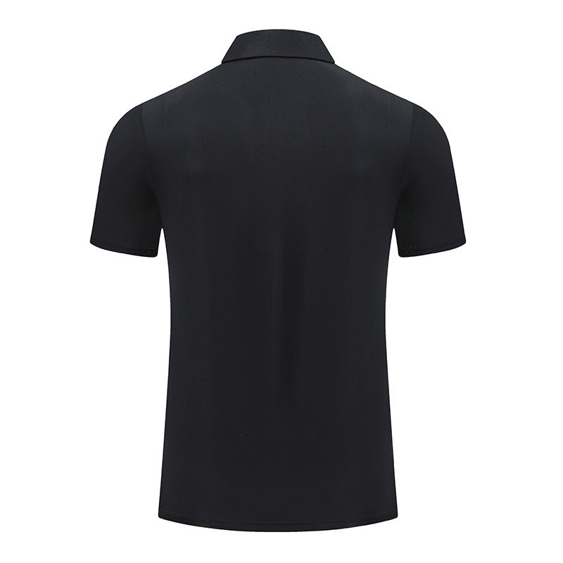 Mens Sports Fitness 88% polyester 12% spandex Polo Shirt MB-R513 print logo 28