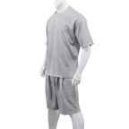 Mens Oversized Streetwear 90% polyester 10% spandex tshirt and shorts set MS-2282 print logo 34
