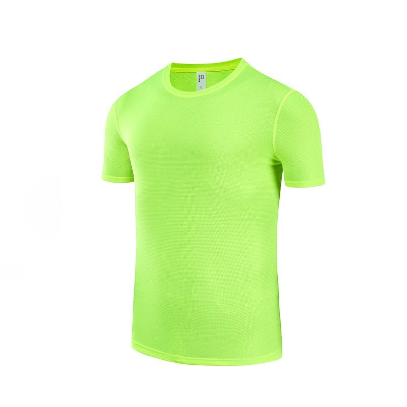 Custom 80GSM 100%polyester Lightweight Men's running shirts MT2401 print logo 2
