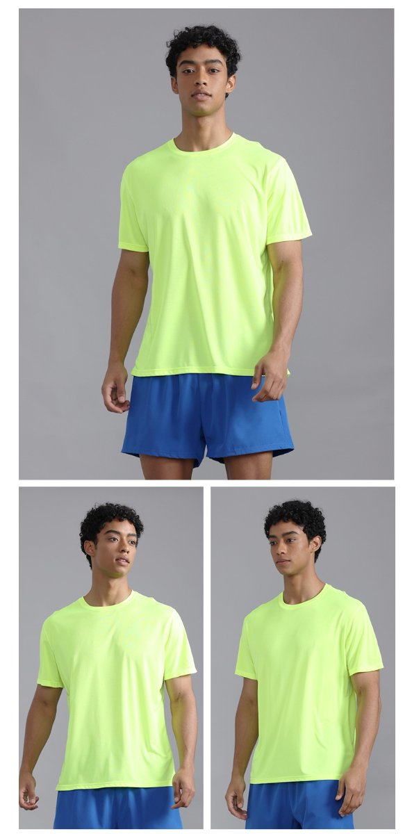 Custom 80GSM 100%polyester Lightweight Men's running shirts MT2401 print logo 22
