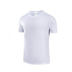 Custom 80GSM 100%polyester Lightweight Men's running shirts MT2401 print logo 3
