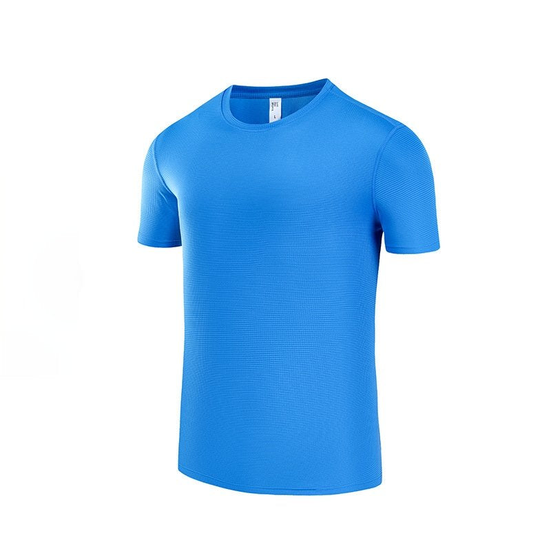Custom 80GSM 100%polyester Lightweight Men's running shirts MT2401 print logo 11