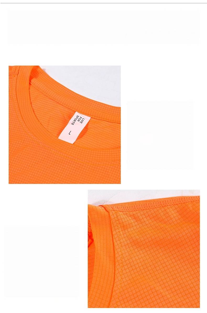 Custom 100GSM 100%polyester Lightweight Men's running shirts MT2402 print logo 22