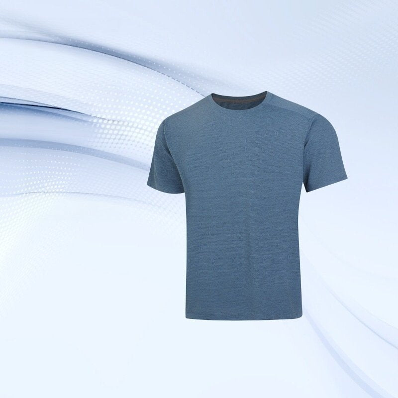 Custom 100%polyester Men's running shirts MT252 print logo 1
