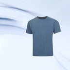 Custom 100%polyester Men's running shirts MT252 print logo 1